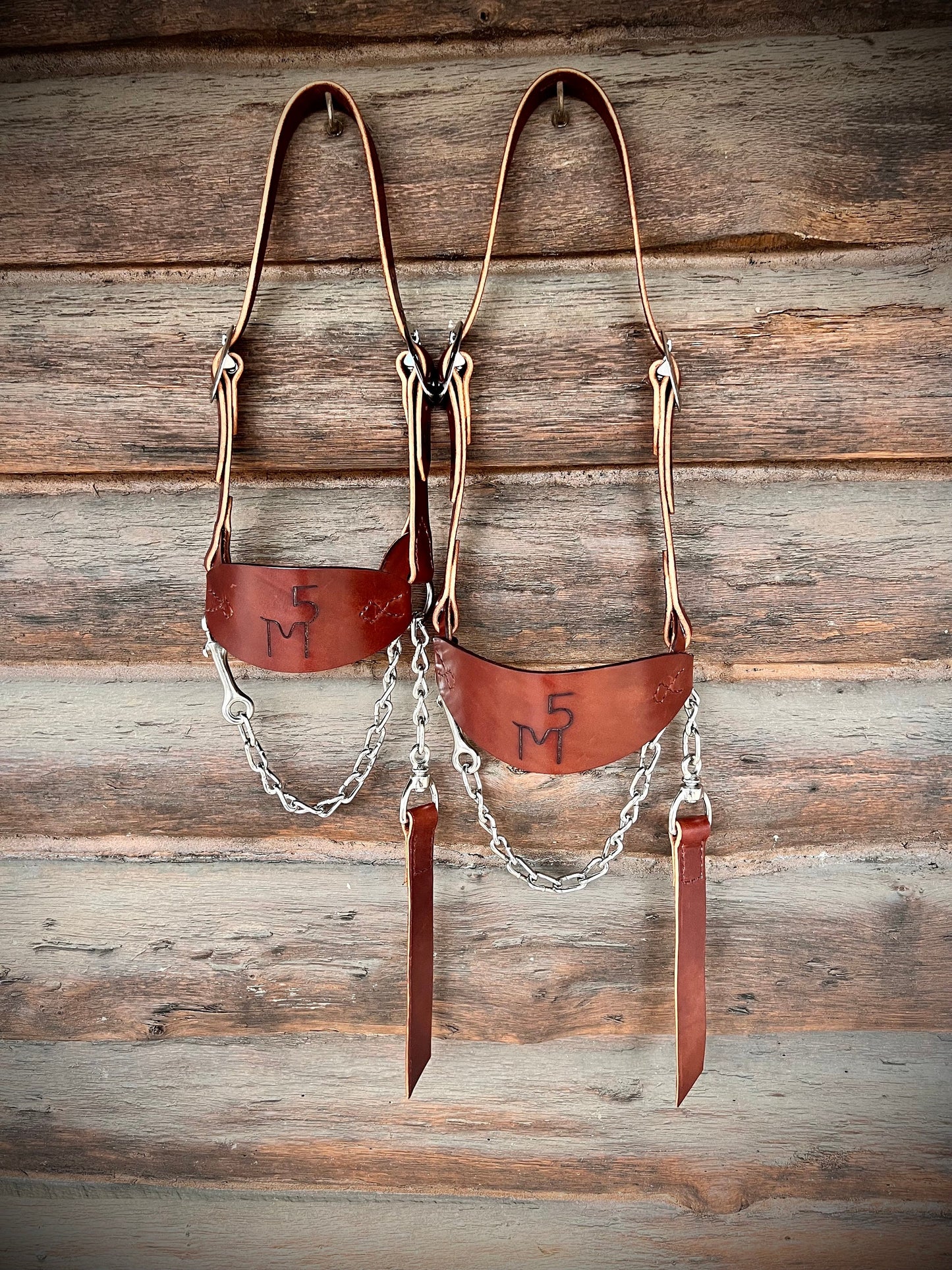 All Leather Cattle Show Halter