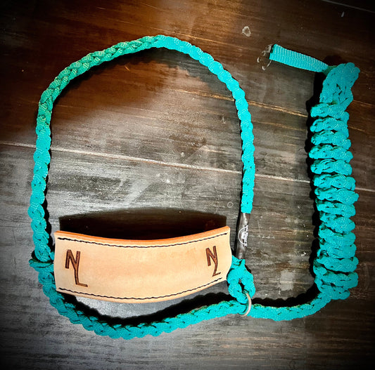 Muletape Goat/Sheep Halter with Leather Noseband