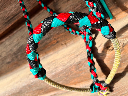 Lariat Noseband Mule Tape Halter w/ Lead!