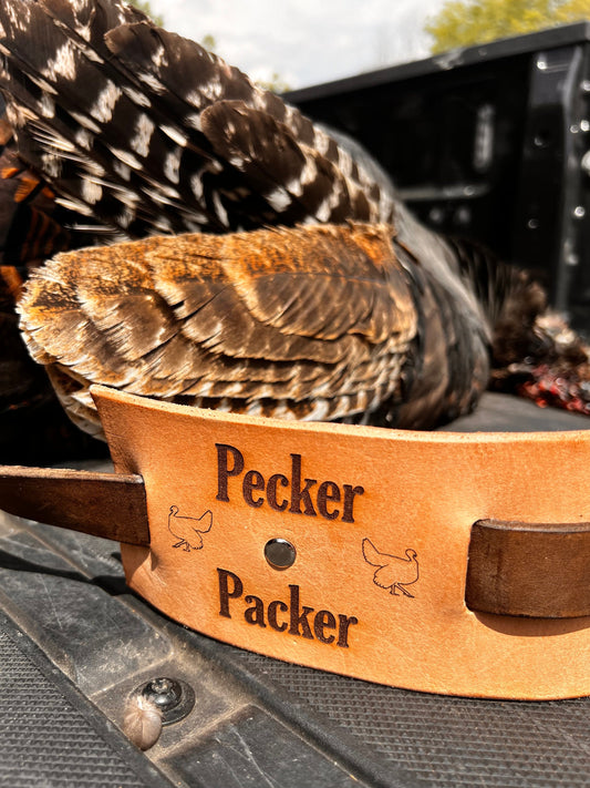 Pecker Packer! Leather Turkey Tote!