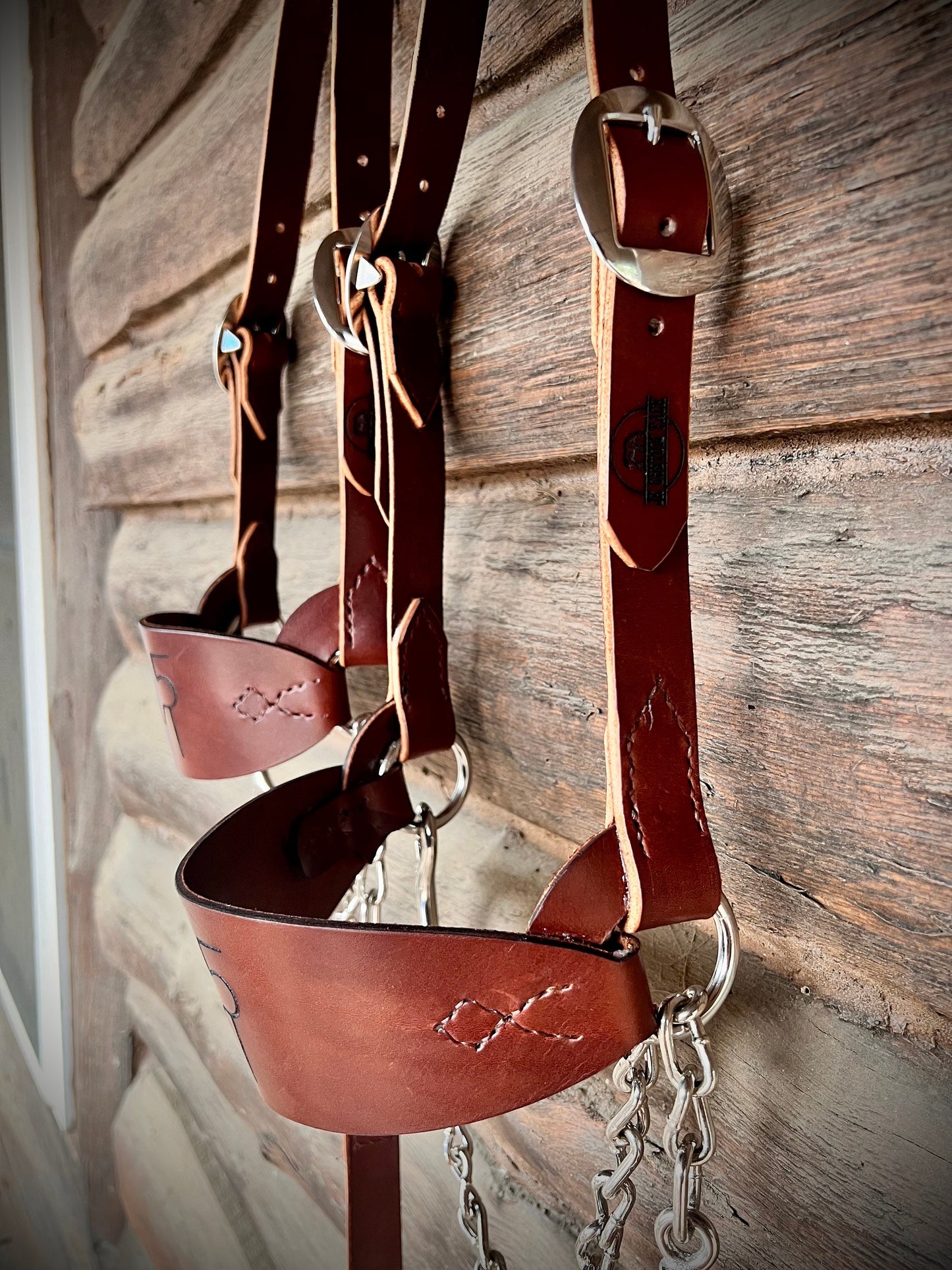 All Leather Cattle Show Halter
