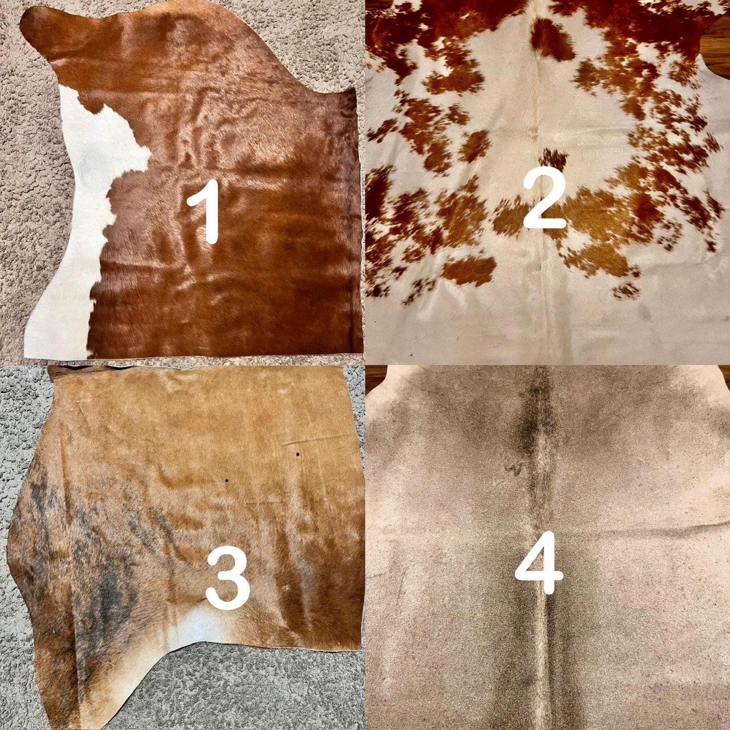 Customizable Cowhide Leather Show Comb Holder with Belt Clip