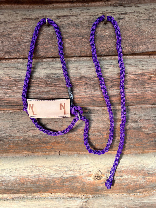 Muletape Goat/Sheep Halter with Leather Noseband